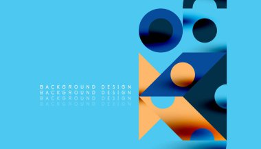 Renkli üçgenler kare geometrik tasarımı daire içine alır. Duvar kağıdı, afiş, arkaplan, kart, kitap illüstrasyonu, iniş sayfası için soyut arkaplan