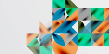 Üçgenler, yuvarlak üçgenler ve tekno sanatın daireleri. Duvar Kağıdı, Sancak, Arkaplan, Kart, Kitap İllüstrasyonu, İniş Sayfası