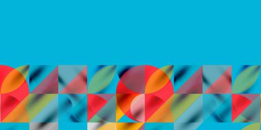 Üçgenler, yuvarlak üçgenler ve tekno sanatın daireleri. Duvar Kağıdı, Sancak, Arkaplan, Kart, Kitap İllüstrasyonu, İniş Sayfası