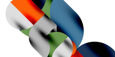 Gölge etkisi parlak daireler ve yuvarlak üçgenler geometrik modern sanat. Duvar Kağıdı, Sancak, Arkaplan, Kart, Kitap İllüstrasyonu, İniş Sayfası