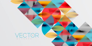 Üçgenler, yuvarlak üçgenler ve tekno sanatın daireleri. Duvar Kağıdı, Sancak, Arkaplan, Kart, Kitap İllüstrasyonu, İniş Sayfası