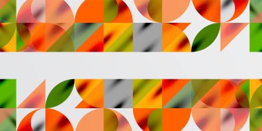 Üçgenler, yuvarlak üçgenler ve tekno sanatın daireleri. Duvar Kağıdı, Sancak, Arkaplan, Kart, Kitap İllüstrasyonu, İniş Sayfası