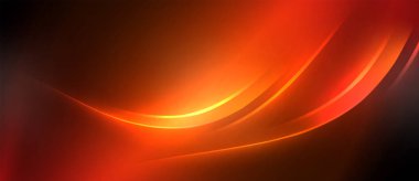 Neon parlayan daire ışınları, karanlıkta ışık saçan yuvarlak çizgiler, gezegen tarzı neon dalga çizgileri. Duvar kağıdı, afiş, arkaplan için enerji yüklü elektrik konsept tasarımı