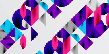 Üçgenler, yuvarlak üçgenler ve tekno sanatın daireleri. Duvar Kağıdı, Sancak, Arkaplan, Kart, Kitap İllüstrasyonu, İniş Sayfası