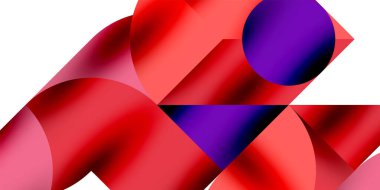 Teknik, dairesel şekilleri, geometrik sanatı en aza indirir. Vektör modern çemberler