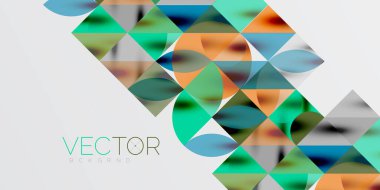 Üçgenler, yuvarlak üçgenler ve tekno sanatın daireleri. Duvar Kağıdı, Sancak, Arkaplan, Kart, Kitap İllüstrasyonu, İniş Sayfası