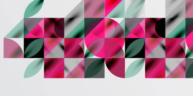 Üçgenler, yuvarlak üçgenler ve tekno sanatın daireleri. Duvar Kağıdı, Sancak, Arkaplan, Kart, Kitap İllüstrasyonu, İniş Sayfası