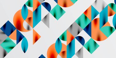 Üçgenler, yuvarlak üçgenler ve tekno sanatın daireleri. Duvar Kağıdı, Sancak, Arkaplan, Kart, Kitap İllüstrasyonu, İniş Sayfası