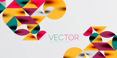 Üçgenler, yuvarlak üçgenler ve tekno sanatın daireleri. Duvar Kağıdı, Sancak, Arkaplan, Kart, Kitap İllüstrasyonu, İniş Sayfası