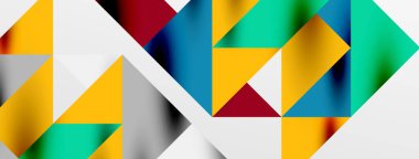 Teknik üstüste binen üçgen elementleri geometrik grafik desen biçimlendirir