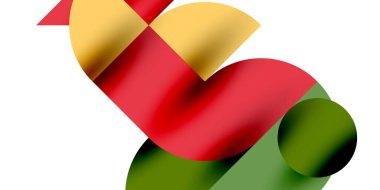 Gölge etkisi parlak daireler ve yuvarlak üçgenler geometrik modern sanat. Duvar Kağıdı, Sancak, Arkaplan, Kart, Kitap İllüstrasyonu, İniş Sayfası