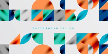 Üçgenler, yuvarlak üçgenler ve tekno sanatın daireleri. Duvar Kağıdı, Sancak, Arkaplan, Kart, Kitap İllüstrasyonu, İniş Sayfası