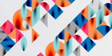 Üçgenler, yuvarlak üçgenler ve tekno sanatın daireleri. Duvar Kağıdı, Sancak, Arkaplan, Kart, Kitap İllüstrasyonu, İniş Sayfası