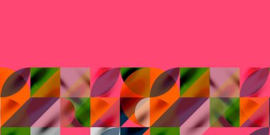 Üçgenler, yuvarlak üçgenler ve tekno sanatın daireleri. Duvar Kağıdı, Sancak, Arkaplan, Kart, Kitap İllüstrasyonu, İniş Sayfası