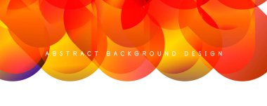 Daireler ve şekillerle basit akışkan renk gradyanı soyut arka plan. Duvar Kağıdı, Sancak, Arkaplan, Kart, Kitap İllüstrasyonu, İniş Sayfası