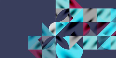 Üçgenler, yuvarlak üçgenler ve tekno sanatın daireleri. Duvar Kağıdı, Sancak, Arkaplan, Kart, Kitap İllüstrasyonu, İniş Sayfası