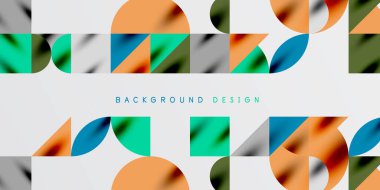 Üçgenler, yuvarlak üçgenler ve tekno sanatın daireleri. Duvar Kağıdı, Sancak, Arkaplan, Kart, Kitap İllüstrasyonu, İniş Sayfası