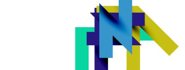 Renkli çizgiler soyut çizgi arkaplanı. Kapaklar, afişler, el ilanları ve posterler ve diğer şablonlar için pop sanatları soyut arka plan