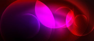 Neon sihirli ışık tasarımı. Duvar Kağıdı, Sancak, Arkaplan, Kart, Kitap İllüstrasyonu, İniş Sayfası