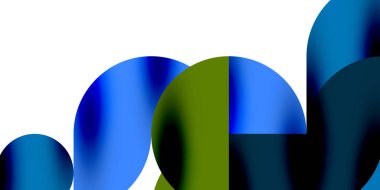 Gölge etkisi parlak daireler ve yuvarlak üçgenler geometrik modern sanat. Duvar Kağıdı, Sancak, Arkaplan, Kart, Kitap İllüstrasyonu, İniş Sayfası