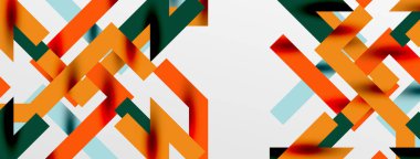 Renkli çizgiler soyut çizgi arkaplanı. Kapaklar, afişler, el ilanları ve posterler ve diğer şablonlar için pop sanatları soyut arka plan