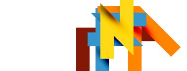 Renkli çizgiler soyut çizgi arkaplanı. Kapaklar, afişler, el ilanları ve posterler ve diğer şablonlar için pop sanatları soyut arka plan