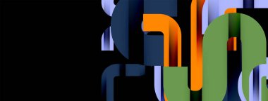 Dinamik dalgalar, akış çizgileri, çizgili vektör geometrik elementler minimum örüntü. Duvar Kağıdı, Sancak, Arkaplan, Kart, Kitap İllüstrasyonu, İniş Sayfası