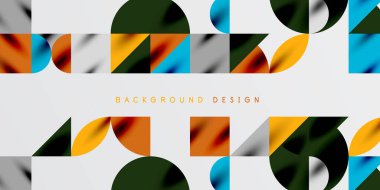 Üçgenler, yuvarlak üçgenler ve tekno sanatın daireleri. Duvar Kağıdı, Sancak, Arkaplan, Kart, Kitap İllüstrasyonu, İniş Sayfası