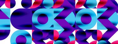 Daire deseni, çizgiler ve oklarla yuvarlak elementler Duvar kağıdı, pankart, arkaplan veya iniş için bileşimi