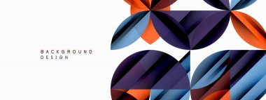 Çemberler ve yuvarlak şekiller geometrik minimum arkaplan