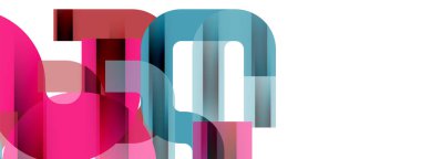 Satırlar, soyut harf tasarım arkaplanı. Duvar kağıdı, bayrak, arkaplan, kart, kitap illüstrasyonu, iniş sayfası için Geometrik vektör ilüstrasyonu