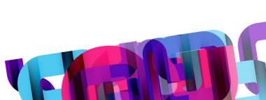 Satırlar, soyut harf tasarım arkaplanı. Duvar kağıdı, bayrak, arkaplan, kart, kitap illüstrasyonu, iniş sayfası için Geometrik vektör ilüstrasyonu