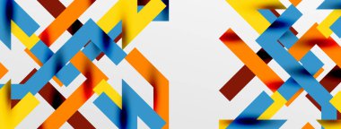 Renkli çizgiler soyut çizgi arkaplanı. Kapaklar, afişler, el ilanları ve posterler ve diğer şablonlar için pop sanatları soyut arka plan