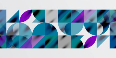 Üçgenler, yuvarlak üçgenler ve tekno sanatın daireleri. Duvar Kağıdı, Sancak, Arkaplan, Kart, Kitap İllüstrasyonu, İniş Sayfası