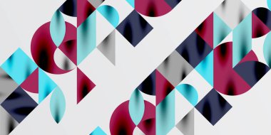 Üçgenler, yuvarlak üçgenler ve tekno sanatın daireleri. Duvar Kağıdı, Sancak, Arkaplan, Kart, Kitap İllüstrasyonu, İniş Sayfası