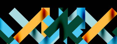 Renkli çizgiler soyut çizgi arkaplanı. Kapaklar, afişler, el ilanları ve posterler ve diğer şablonlar için pop sanatları soyut arka plan