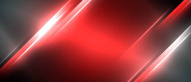 Neon dinamik köşegen ışık ışınları arka planı. Duvar kağıdı, bayrak, sunum, arkaplan için tekno dijital geometrik konsept tasarımı