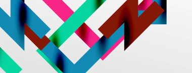 Renkli çizgiler soyut çizgi arkaplanı. Kapaklar, afişler, el ilanları ve posterler ve diğer şablonlar için pop sanatları soyut arka plan