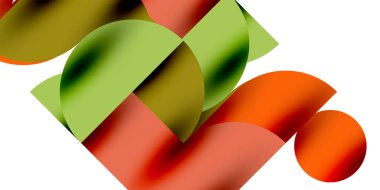 Gölge etkisi parlak daireler ve yuvarlak üçgenler geometrik modern sanat. Duvar Kağıdı, Sancak, Arkaplan, Kart, Kitap İllüstrasyonu, İniş Sayfası