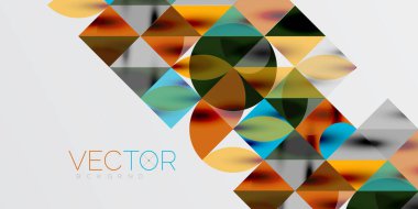 Üçgenler, yuvarlak üçgenler ve tekno sanatın daireleri. Duvar Kağıdı, Sancak, Arkaplan, Kart, Kitap İllüstrasyonu, İniş Sayfası