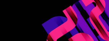 Satırlar, soyut harf tasarım arkaplanı. Duvar kağıdı, bayrak, arkaplan, kart, kitap illüstrasyonu, iniş sayfası için Geometrik vektör ilüstrasyonu