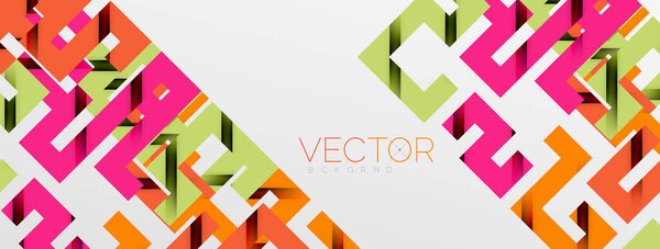 Color bend lines with shadow texture effect. Vector Illustration For Wallpaper, Banner, Background, Card, Book Illustration, landing page