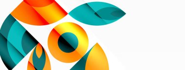 Çember ve taç yaprakları. Duvar kağıdı, Sancak, Arkaplan, Kart, Kitap İllüstrasyonu, İniş Sayfası için Geometrik güzel soyut şablon