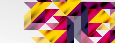 Teknik üstüste binen üçgen elementleri geometrik grafik desen biçimlendirir