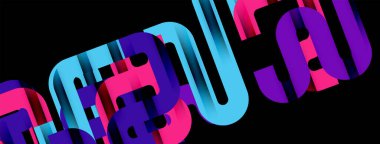 Dinamik dalgalar, akış çizgileri, çizgili vektör geometrik elementler minimum örüntü. Duvar Kağıdı, Sancak, Arkaplan, Kart, Kitap İllüstrasyonu, İniş Sayfası