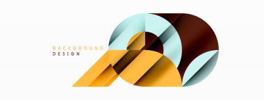 Geometrik diyagonal çizgi ve daire şekli, geniş soyut arkaplan