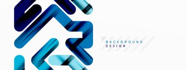 Soyut arkaplan - renkli satır bileşimi. Teknoloji veya iş dijital şablonu