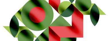 Daire deseni, çizgiler ve oklarla yuvarlak elementler Duvar kağıdı, pankart, arkaplan veya iniş için bileşimi