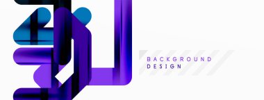 Dinamik renkli satırlar asgari soyut arkaplan