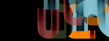 Satırlar, soyut harf tasarım arkaplanı. Duvar kağıdı, bayrak, arkaplan, kart, kitap illüstrasyonu, iniş sayfası için Geometrik vektör ilüstrasyonu